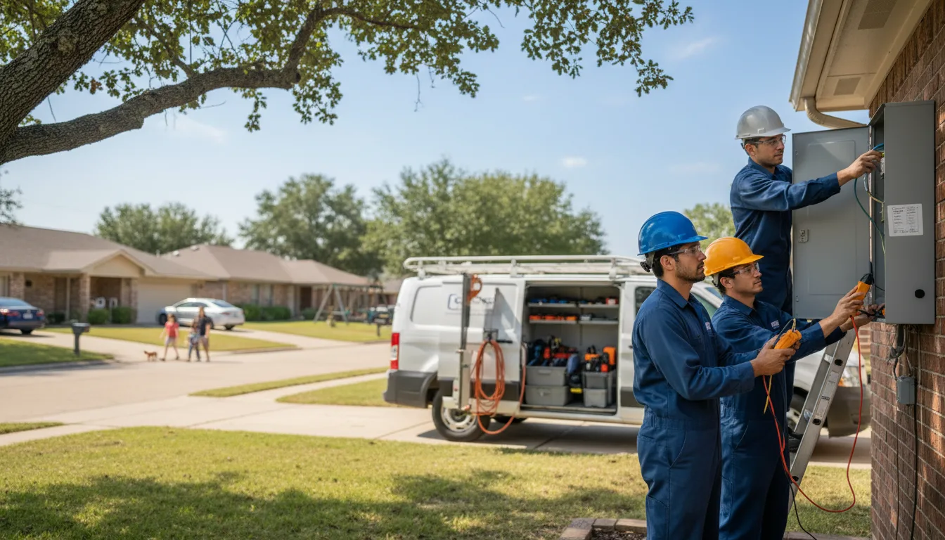 Certified electrician providing emergency electrical services in Selmer, TN
